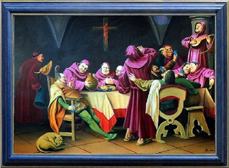 Feierlichkeit im Kloster