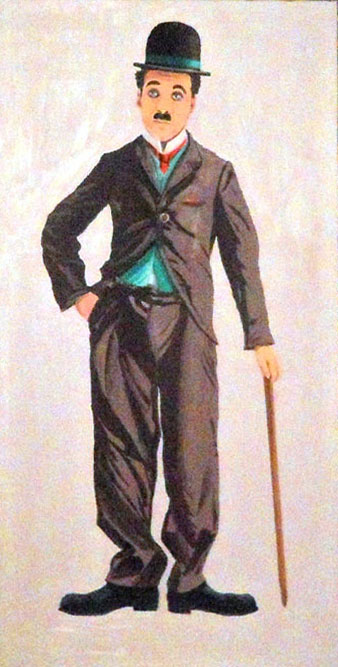 der neue Anzug von Charly Chaplin