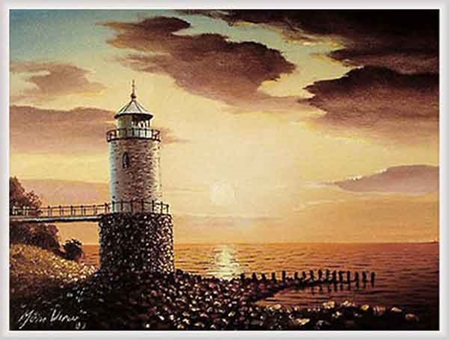 Dänischer Leuchtturm "Taksen Sand