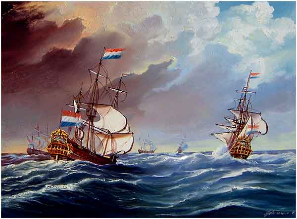 Niederländische Linien oder Batterieschiffe